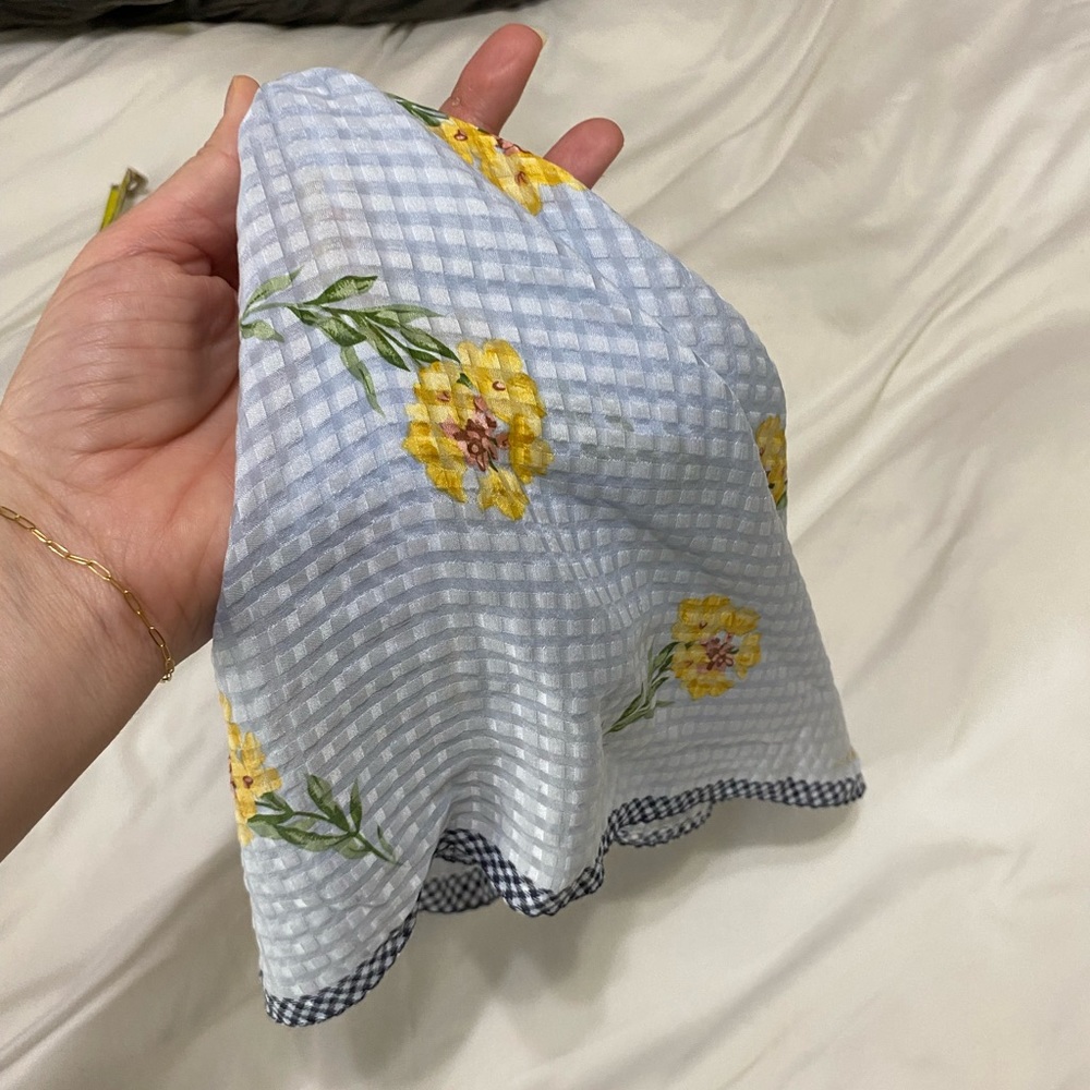 Laura Ashley Floral Silk Scarf